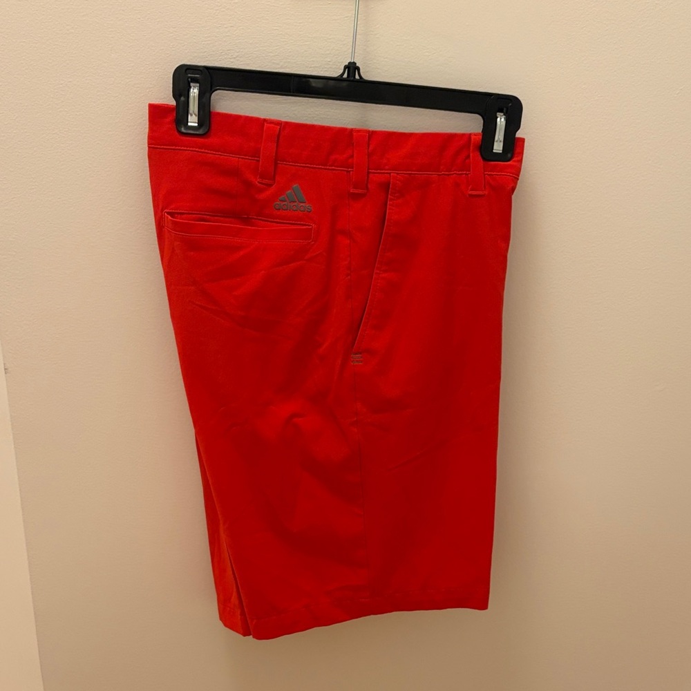 Adidas Men's Red Golf Shorts